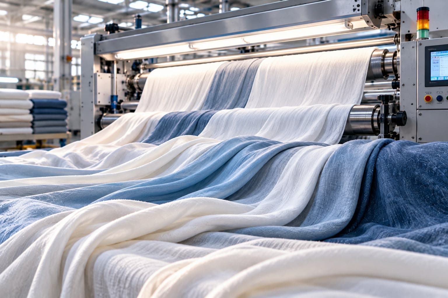 Finishing textile processing