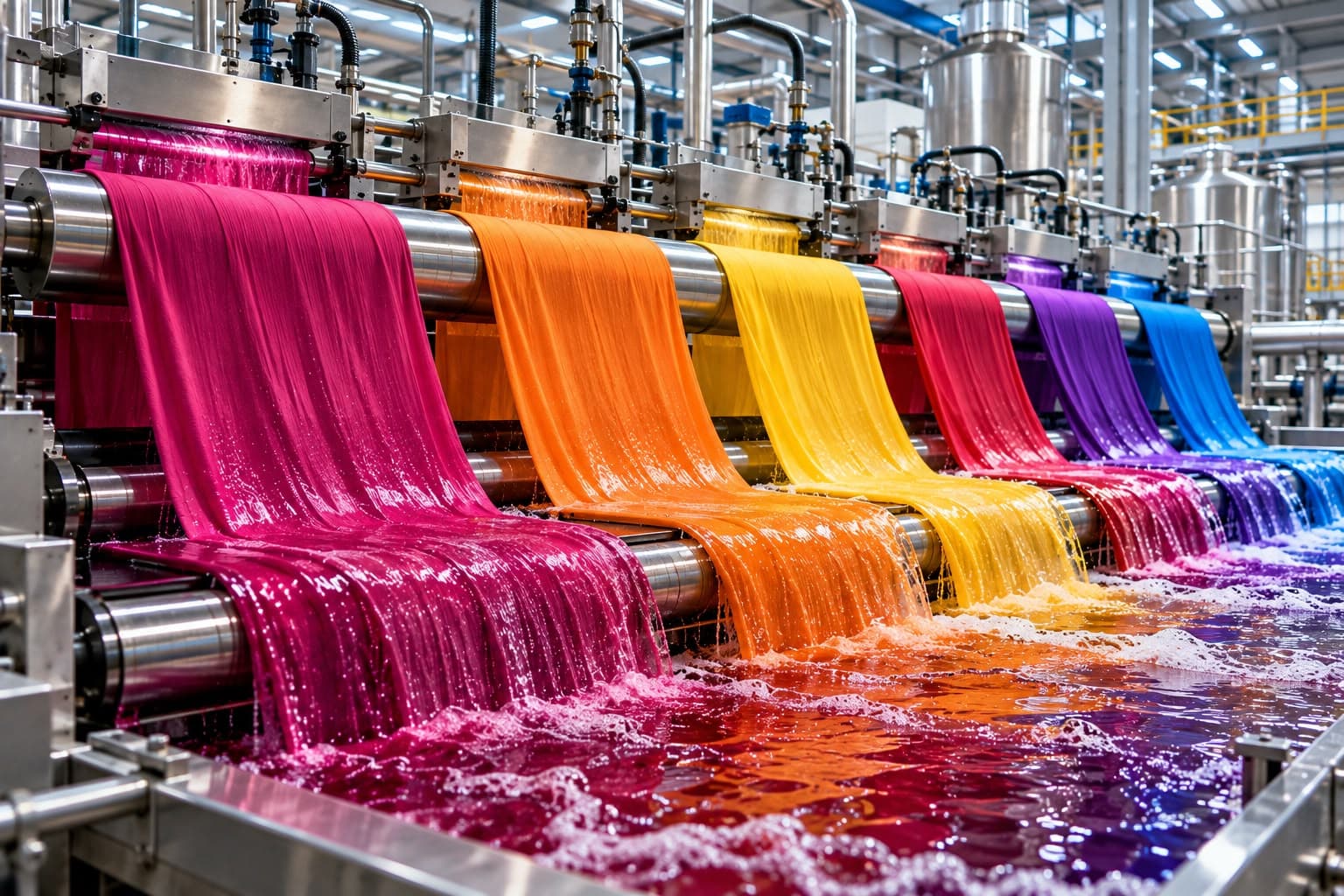 Polyester textile processing
