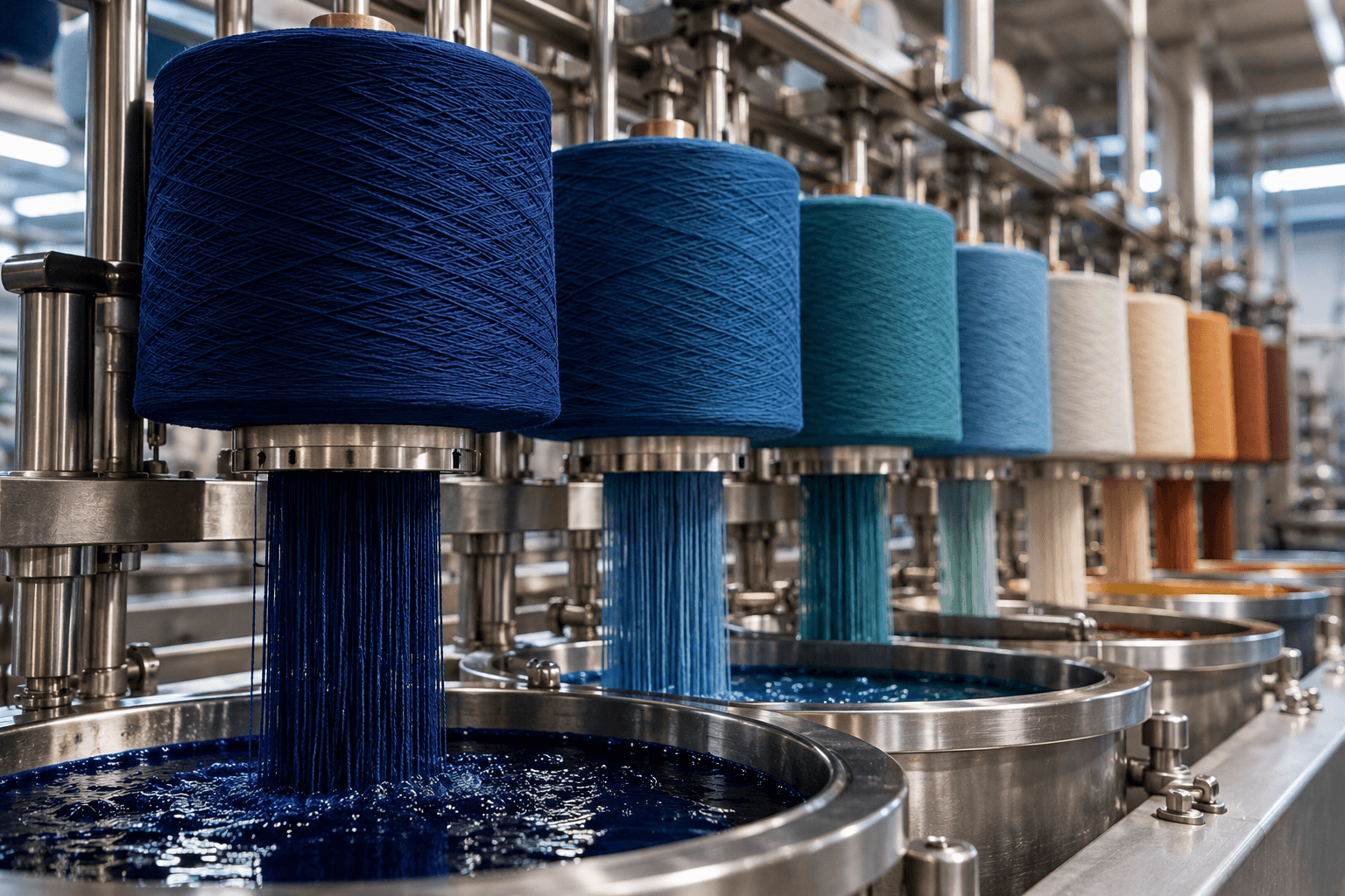 Yarn Dyeing textile processing